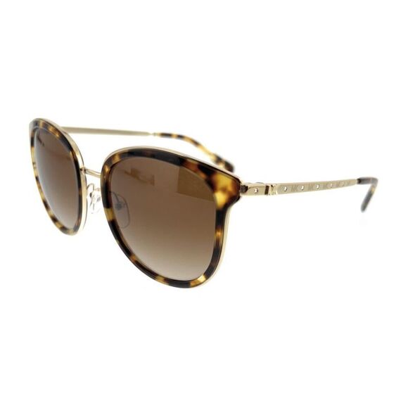 Michael Kors 0MK1099B 302813 Gold / Tortoise Shell Round Sunglasses - Picture 1 of 5